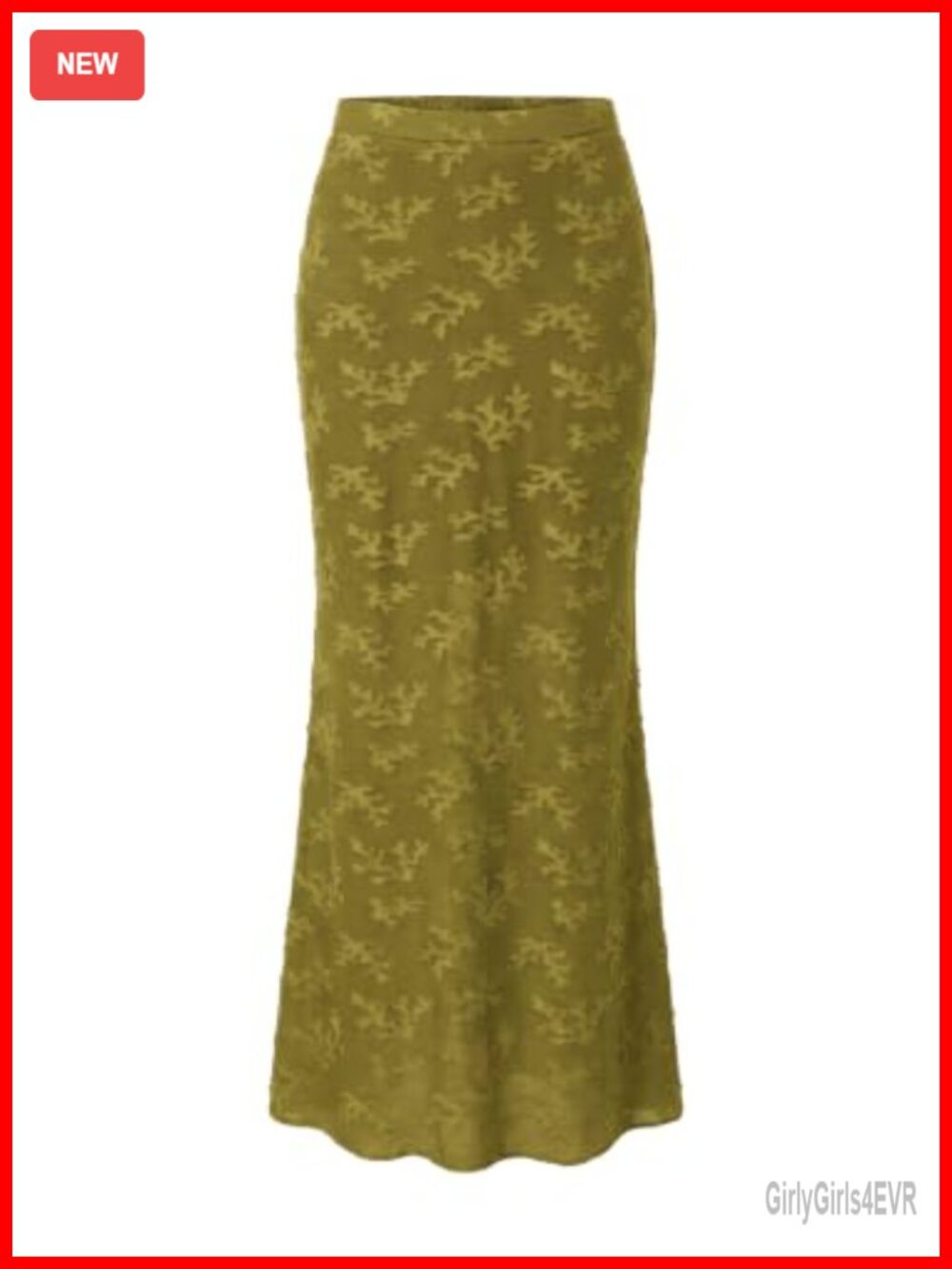 EXLURA Women Floral Maxi Mermaid Skirt Elastic Waist Flowy Long Midi